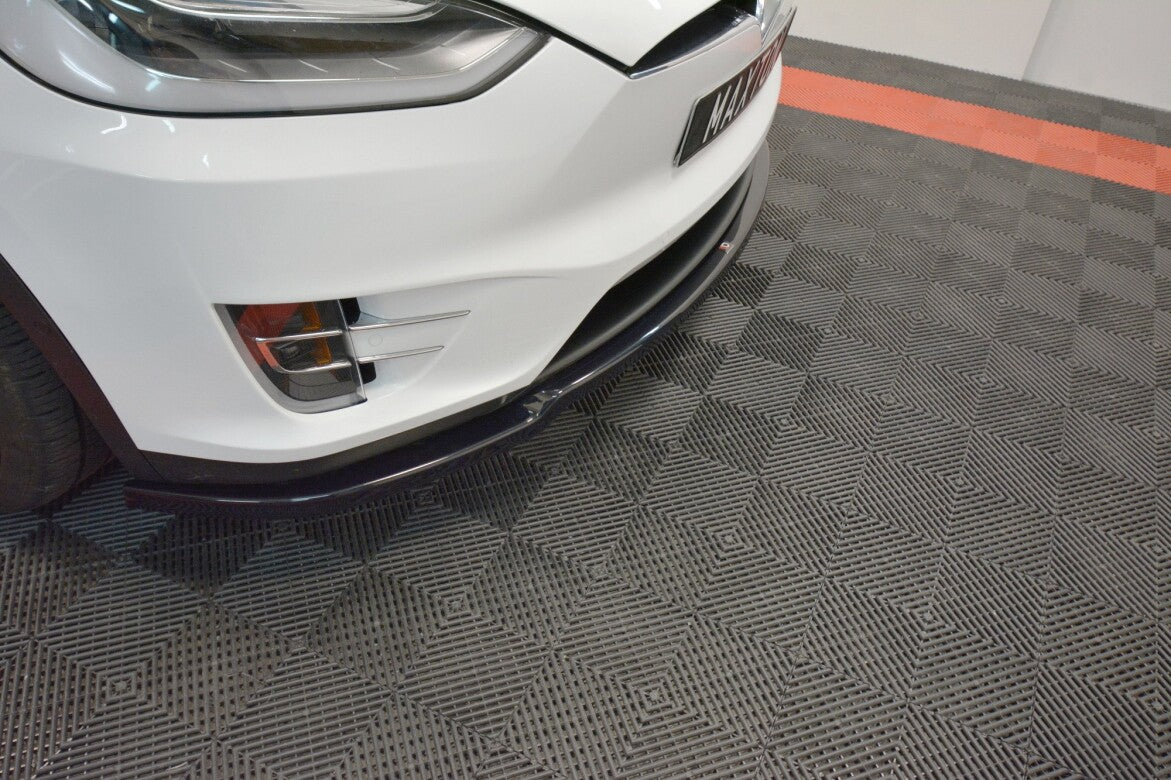 Cup Spoilerlippe Front Ansatz V.1 für TESLA MODEL X   Maxton Design