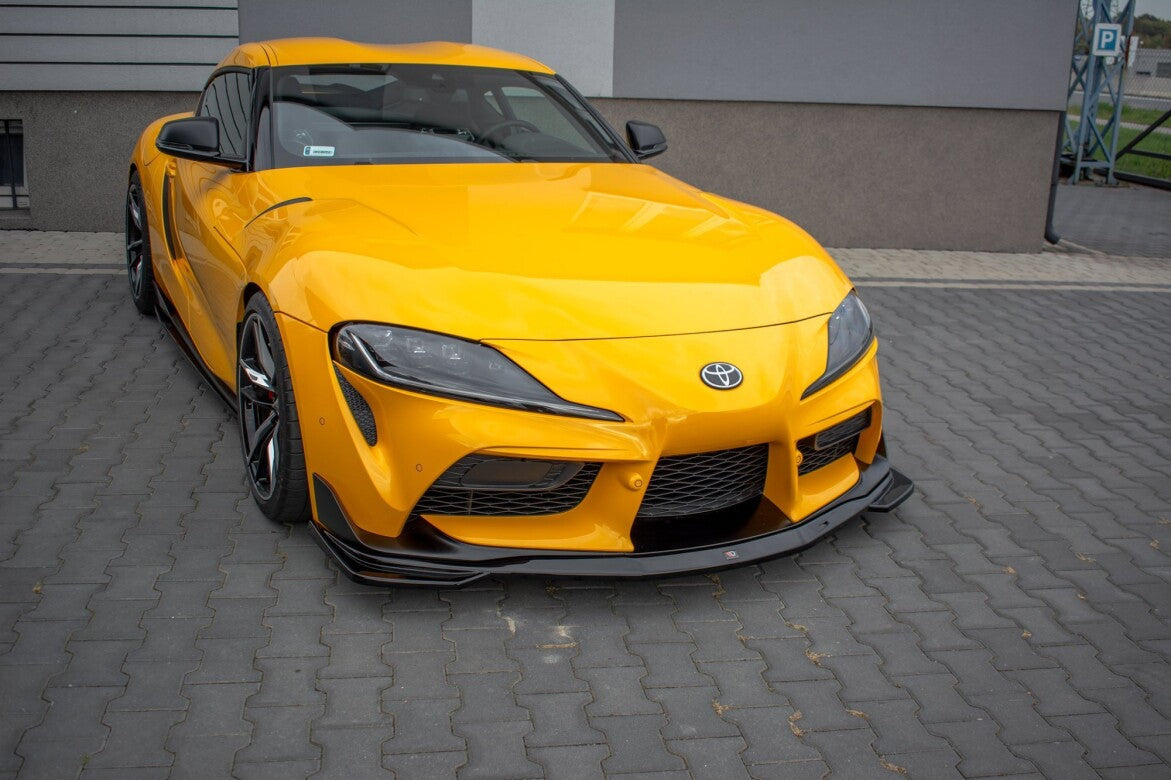 Cup Spoilerlippe Front Ansatz V.1 für Toyota Supra Mk5   Maxton Design