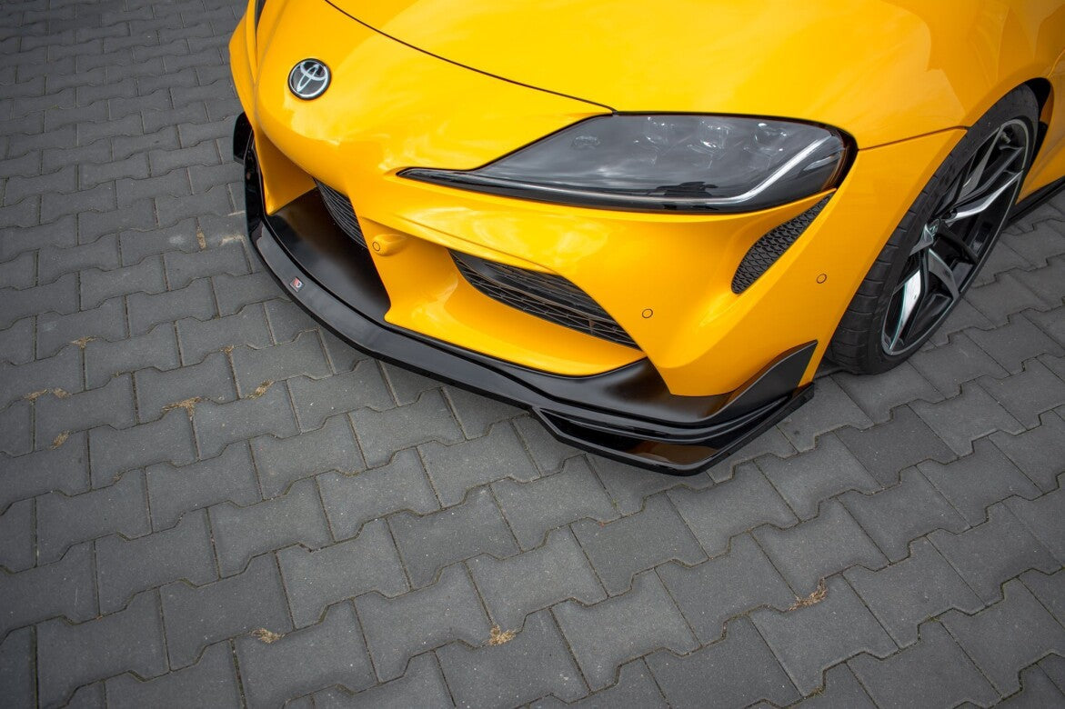 Cup Spoilerlippe Front Ansatz V.1 für Toyota Supra Mk5   Maxton Design