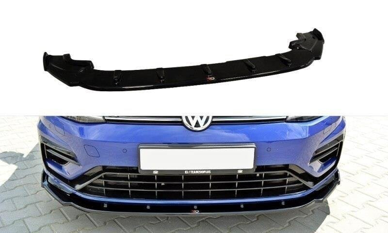 Cup Spoilerlippe Front Ansatz V.1 für VW GOLF 7 R / R-Line Facelift   Maxton Design