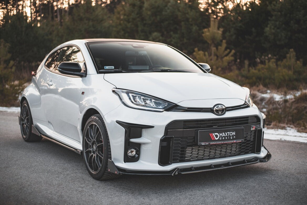 Cup Spoilerlippe Front Ansatz V.2 +Flaps für Toyota GR Yaris Mk4   Maxton Design