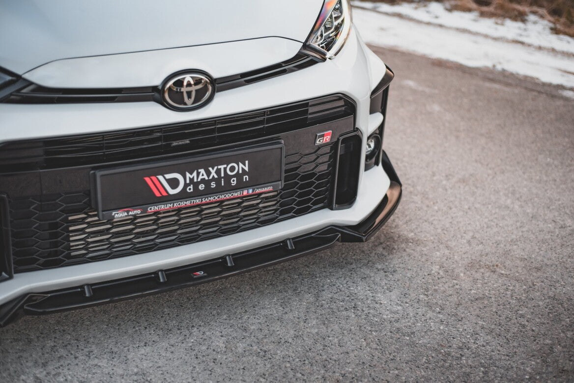 Cup Spoilerlippe Front Ansatz V.2 +Flaps für Toyota GR Yaris Mk4   Maxton Design