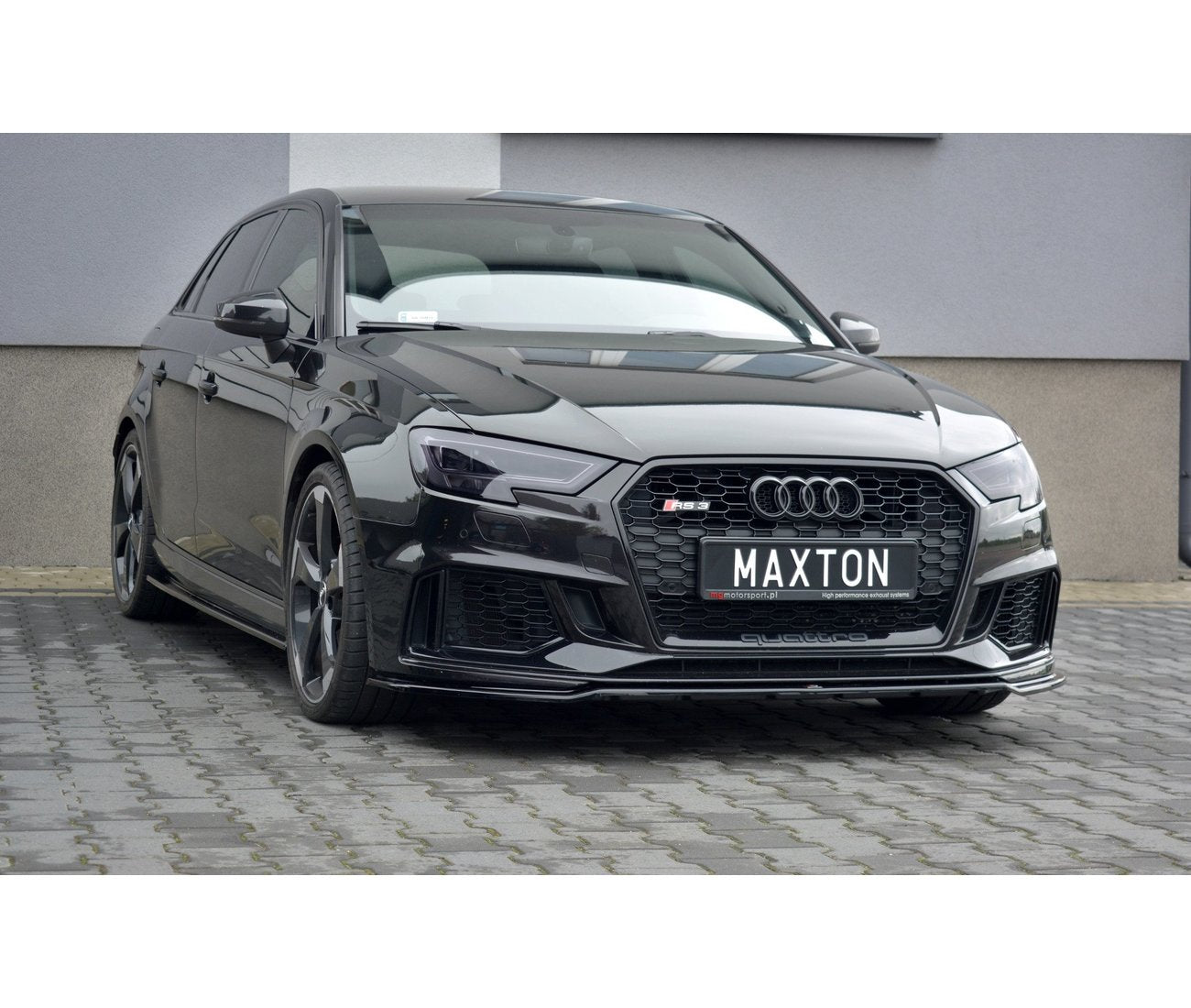 Cup Spoilerlippe V.2 für Audi RS3 8V FL Sportback   Maxton Design