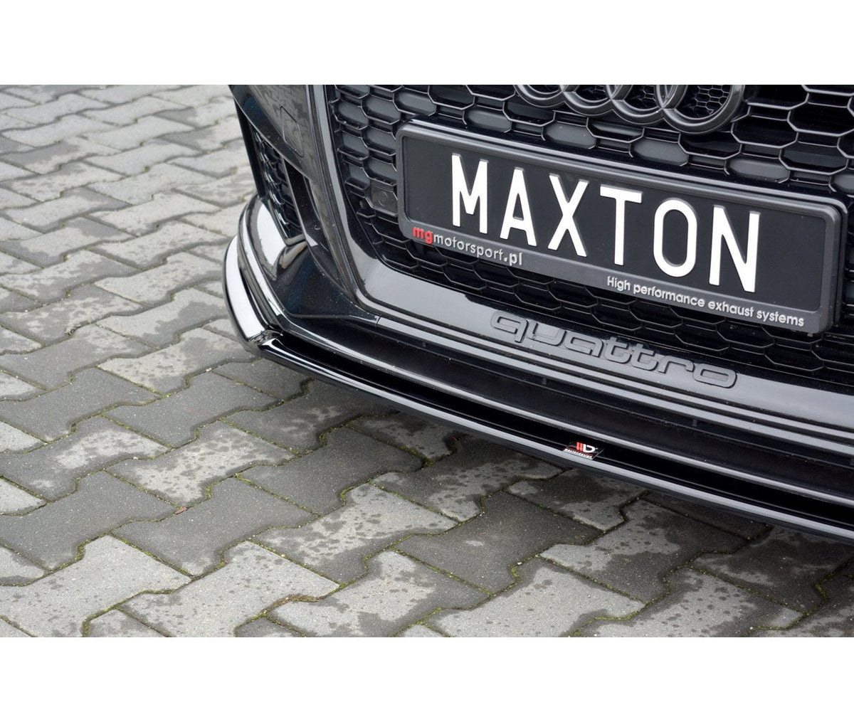 Cup Spoilerlippe V.2 für Audi RS3 8V FL Sportback   Maxton Design