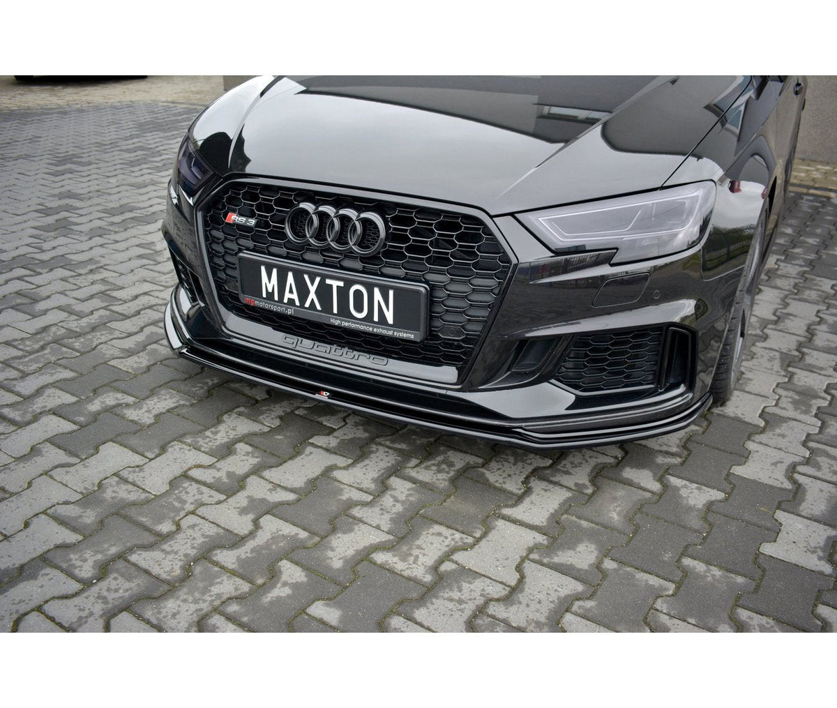 Cup Spoilerlippe V.2 für Audi RS3 8V FL Sportback   Maxton Design