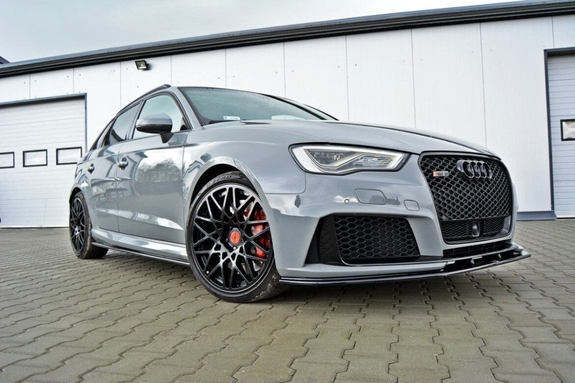 Cup Spoilerlippe Front Ansatz V.2 für Audi RS3 8V Sportback   Maxton Design