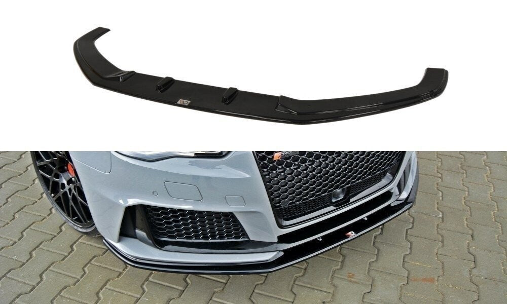 Cup Spoilerlippe Front Ansatz V.2 für Audi RS3 8V Sportback   Maxton Design