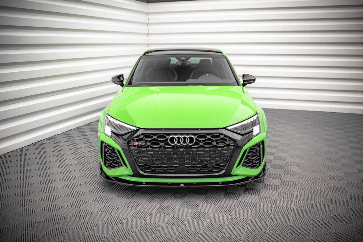 Cup Spoilerlippe Front Ansatz V.2 für Audi RS3 8Y   Maxton Design