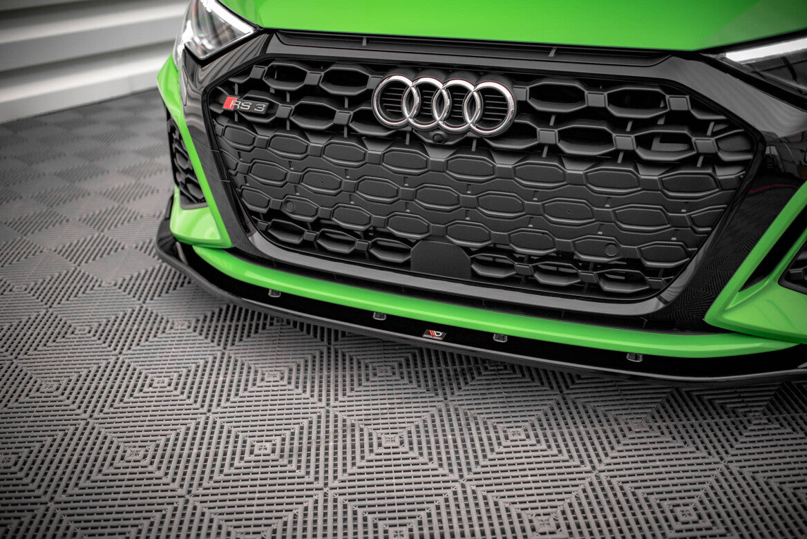 Cup Spoilerlippe Front Ansatz V.2 für Audi RS3 8Y   Maxton Design