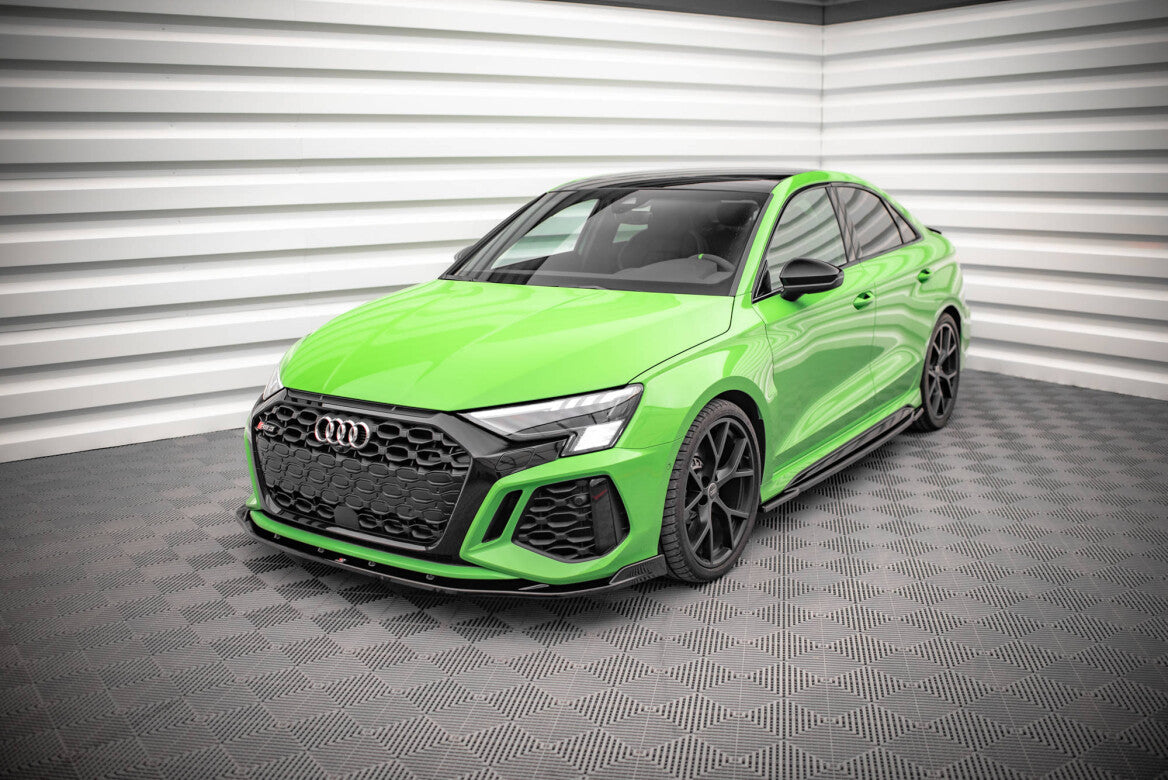 Cup Spoilerlippe Front Ansatz V.2 für Audi RS3 8Y   Maxton Design