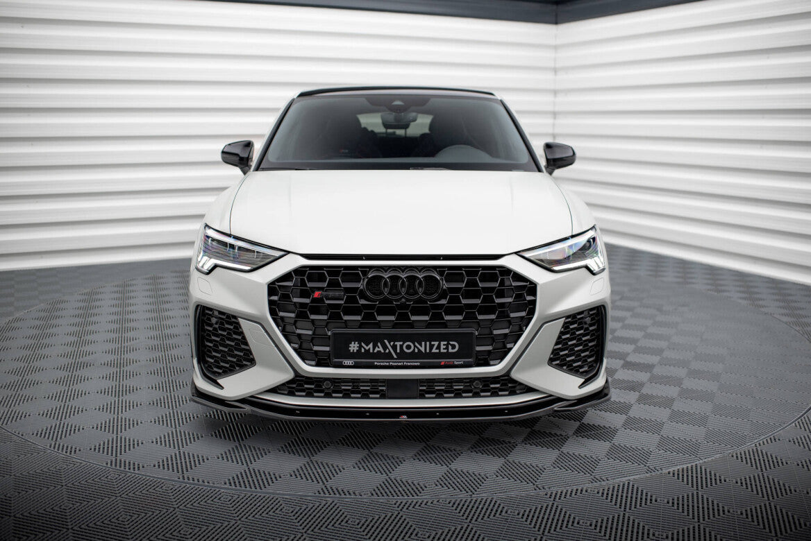 Cup Spoilerlippe Front Ansatz V.2 für Audi RSQ3   Maxton Design