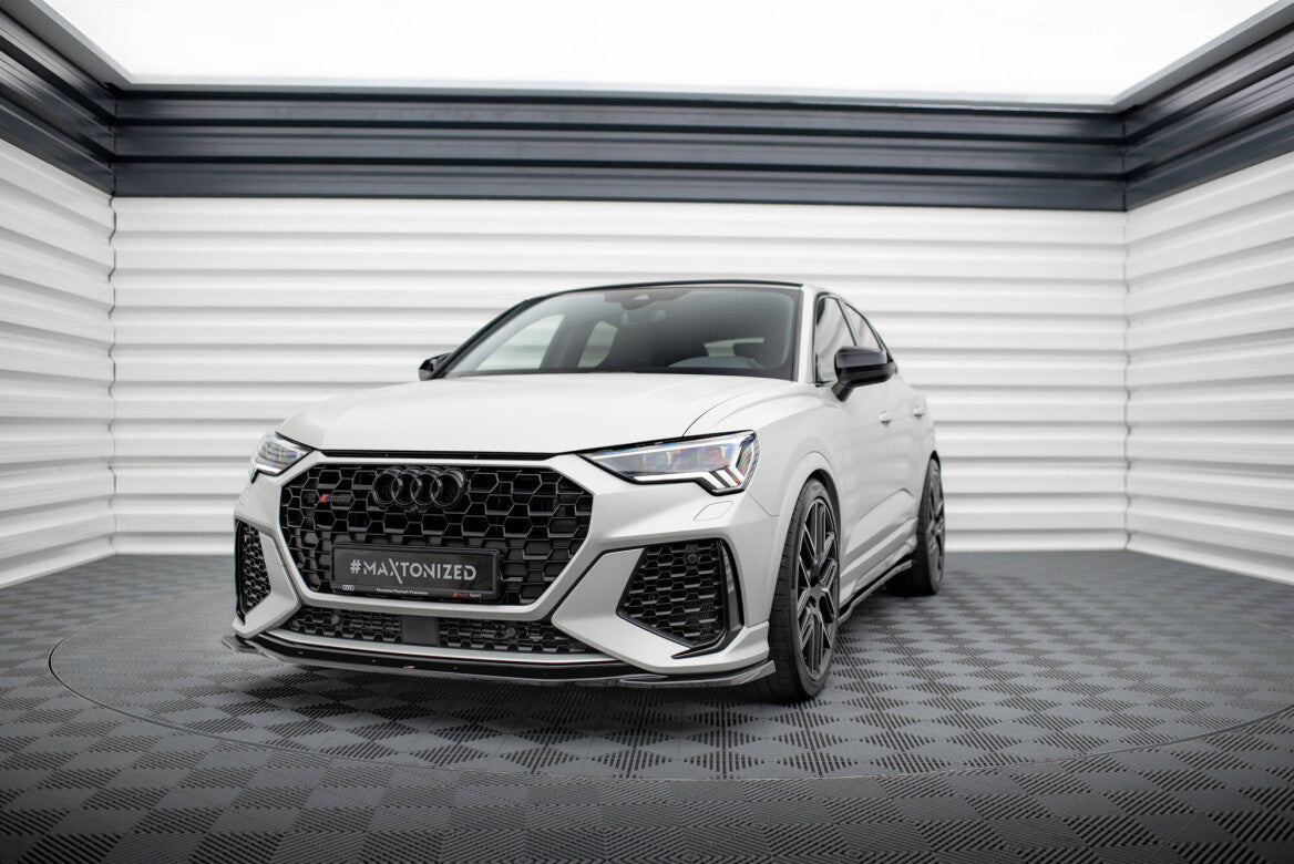 Cup Spoilerlippe Front Ansatz V.2 für Audi RSQ3   Maxton Design