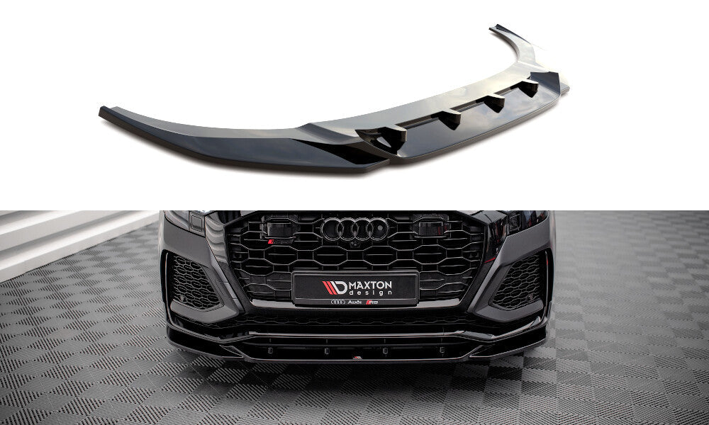 Cup Spoilerlippe Front Ansatz V.2 für Audi RSQ8   Maxton Design