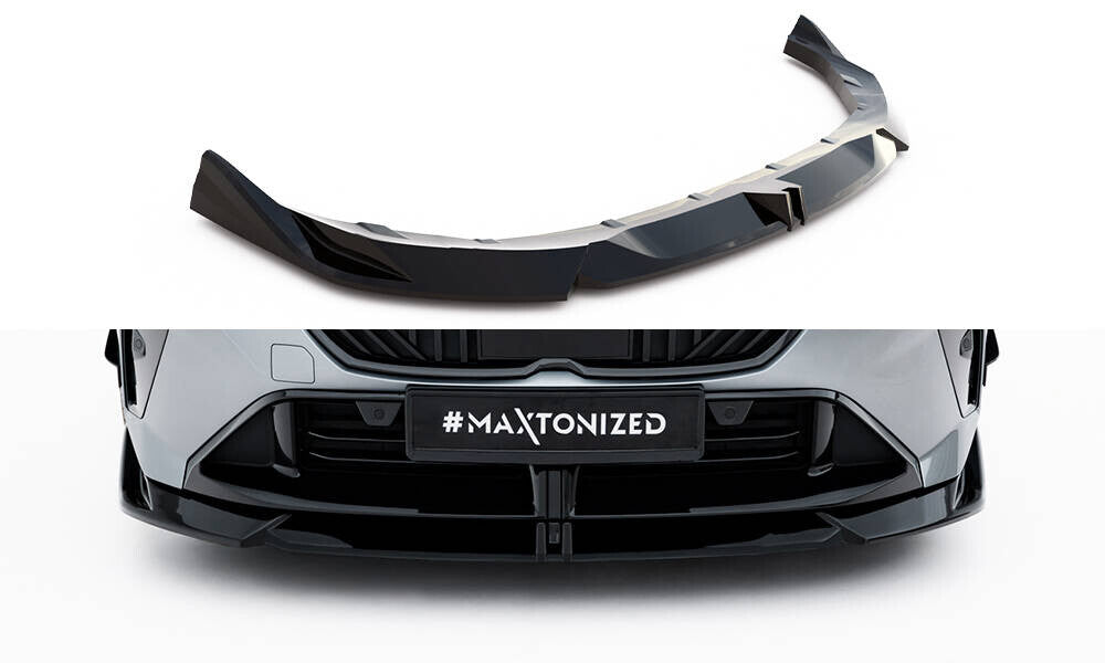 Cup Spoilerlippe Front Ansatz V.2 für BMW M135i / 1 M-Paket F70   Maxton Design