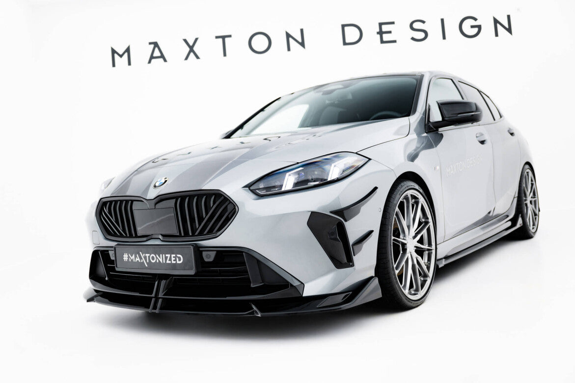 Cup Spoilerlippe Front Ansatz V.2 für BMW M135i / 1 M-Paket F70   Maxton Design