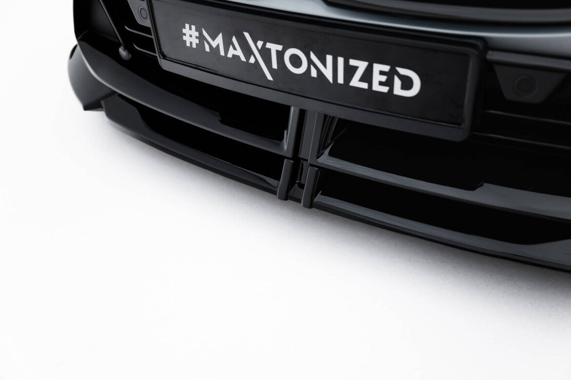 Cup Spoilerlippe Front Ansatz V.2 für BMW M135i / 1 M-Paket F70   Maxton Design