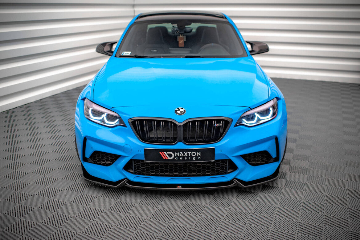 Cup Spoilerlippe Front Ansatz V.2 für BMW M2 Competition F87   Maxton Design