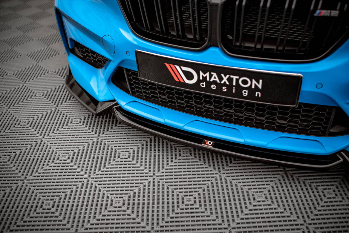 Cup Spoilerlippe Front Ansatz V.2 für BMW M2 Competition F87   Maxton Design
