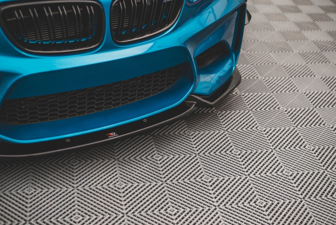 Cup Spoilerlippe Front Ansatz V.2 für BMW M2 F87   Maxton Design