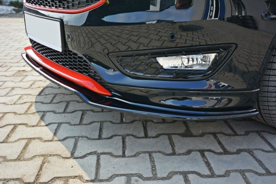 Cup Spoilerlippe Front Ansatz V.2 für Ford Focus ST-Line Mk3 FL   Maxton Design