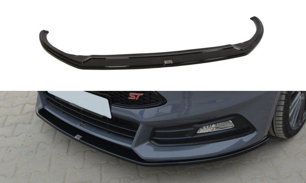 Cup Spoilerlippe Front Ansatz V.2 für Ford Focus ST Mk3 FL   Maxton Design
