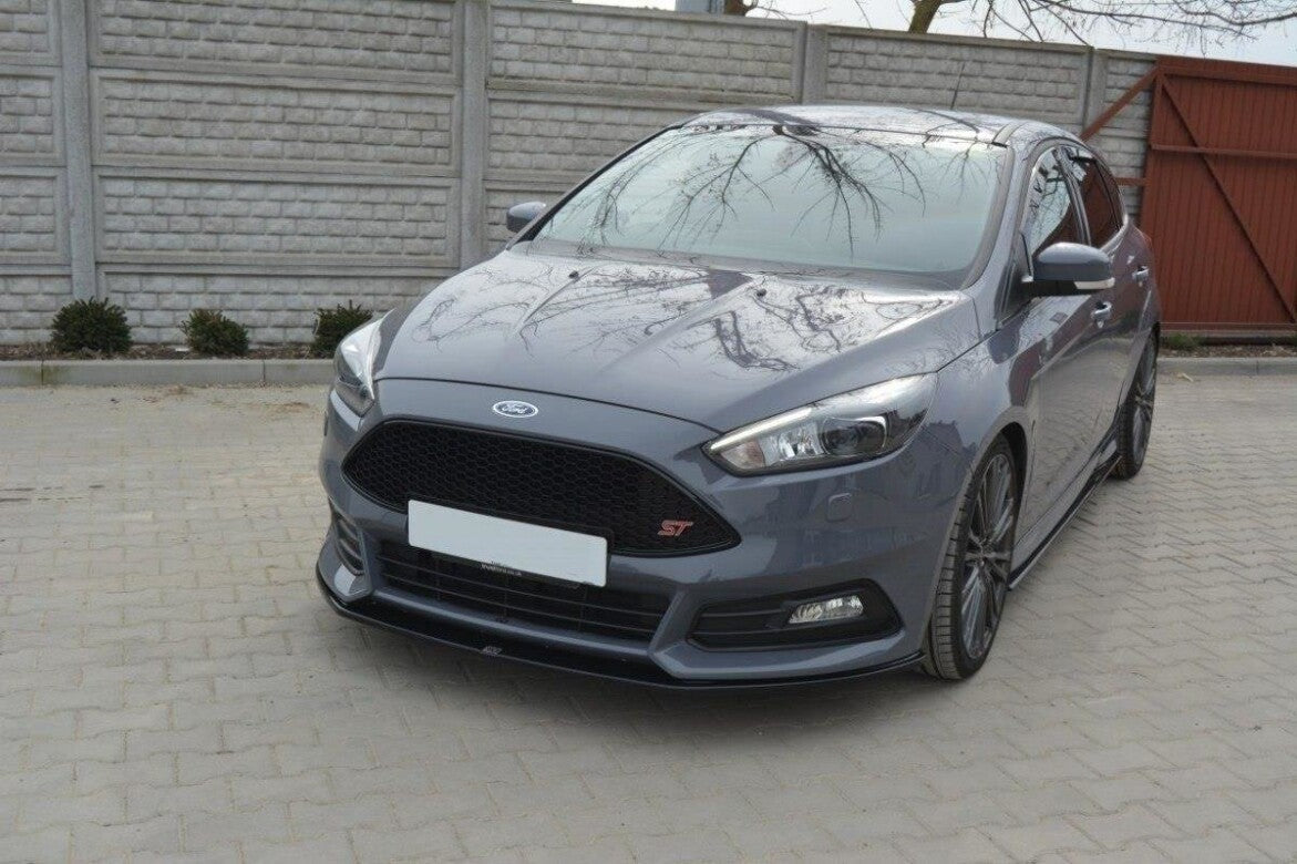 Cup Spoilerlippe Front Ansatz V.2 für Ford Focus ST Mk3 FL   Maxton Design
