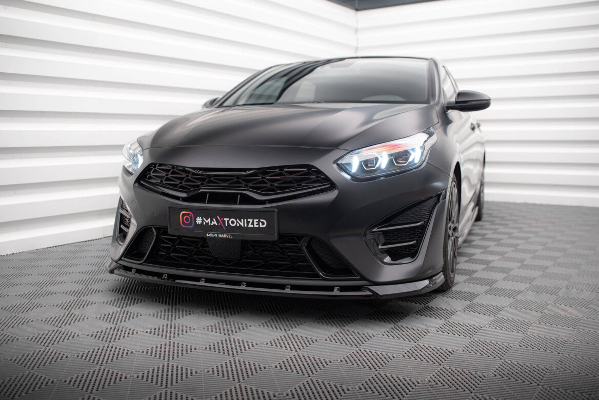 Cup Spoilerlippe Front Ansatz V.2 für Kia Proceed GT Facelift   Maxton Design