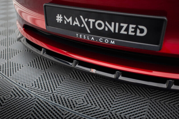 Cup Spoilerlippe Front Ansatz V.2 für Tesla Model 3 Project HighlandFL   Maxton Design