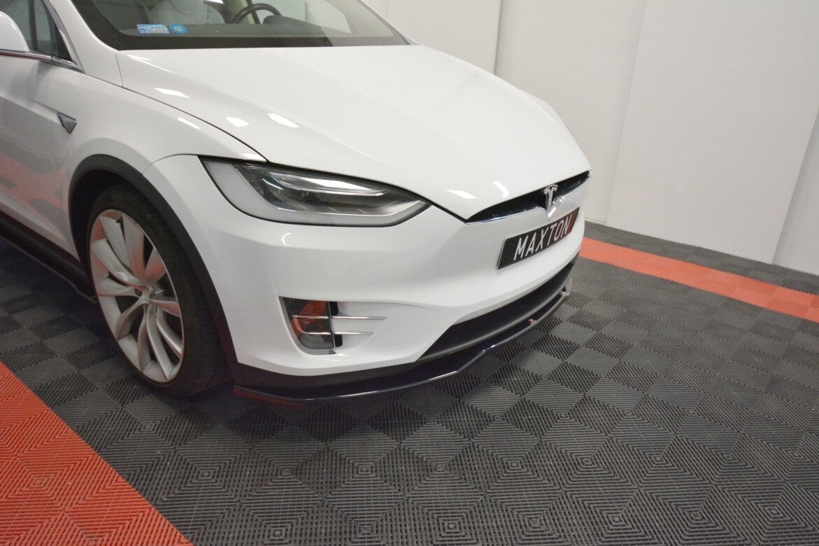 Cup Spoilerlippe Front Ansatz V.2 für TESLA MODEL X   Maxton Design