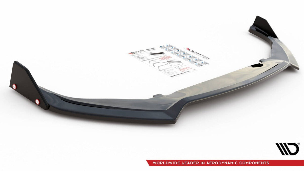 Cup Spoilerlippe Front Ansatz V.3 +Flaps für Toyota GR Yaris   Maxton Design
