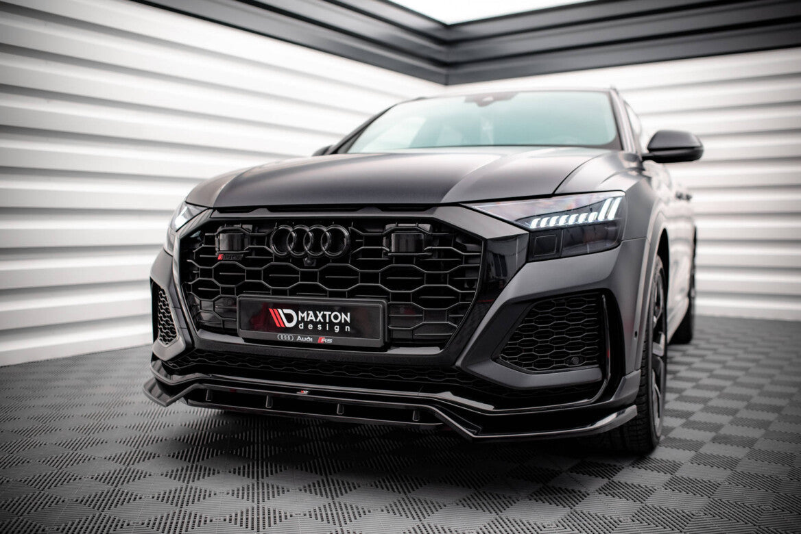 Cup Spoilerlippe Front Ansatz V.3 für Audi RSQ8   Maxton Design