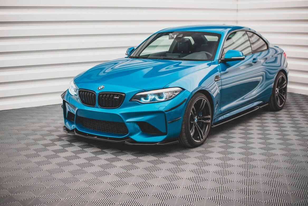 Cup Spoilerlippe Front Ansatz V.3 für BMW M2 F87   Maxton Design