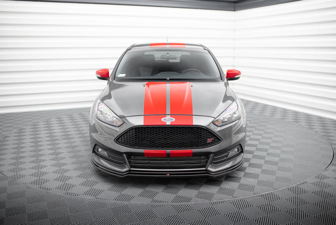 Cup Spoilerlippe Front Ansatz V.3 für Ford Focus ST Mk3 FL   Maxton Design