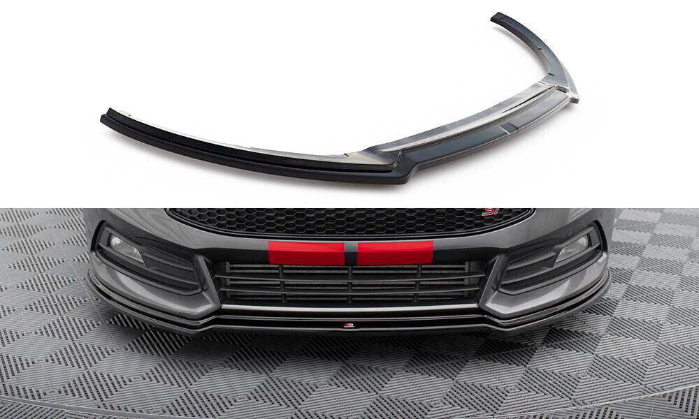 Cup Spoilerlippe Front Ansatz V.3 für Ford Focus ST Mk3 FL   Maxton Design