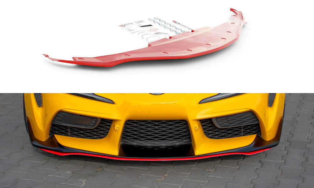 Cup Spoilerlippe Front Ansatz V.3 für Toyota Supra Mk5   Maxton Design