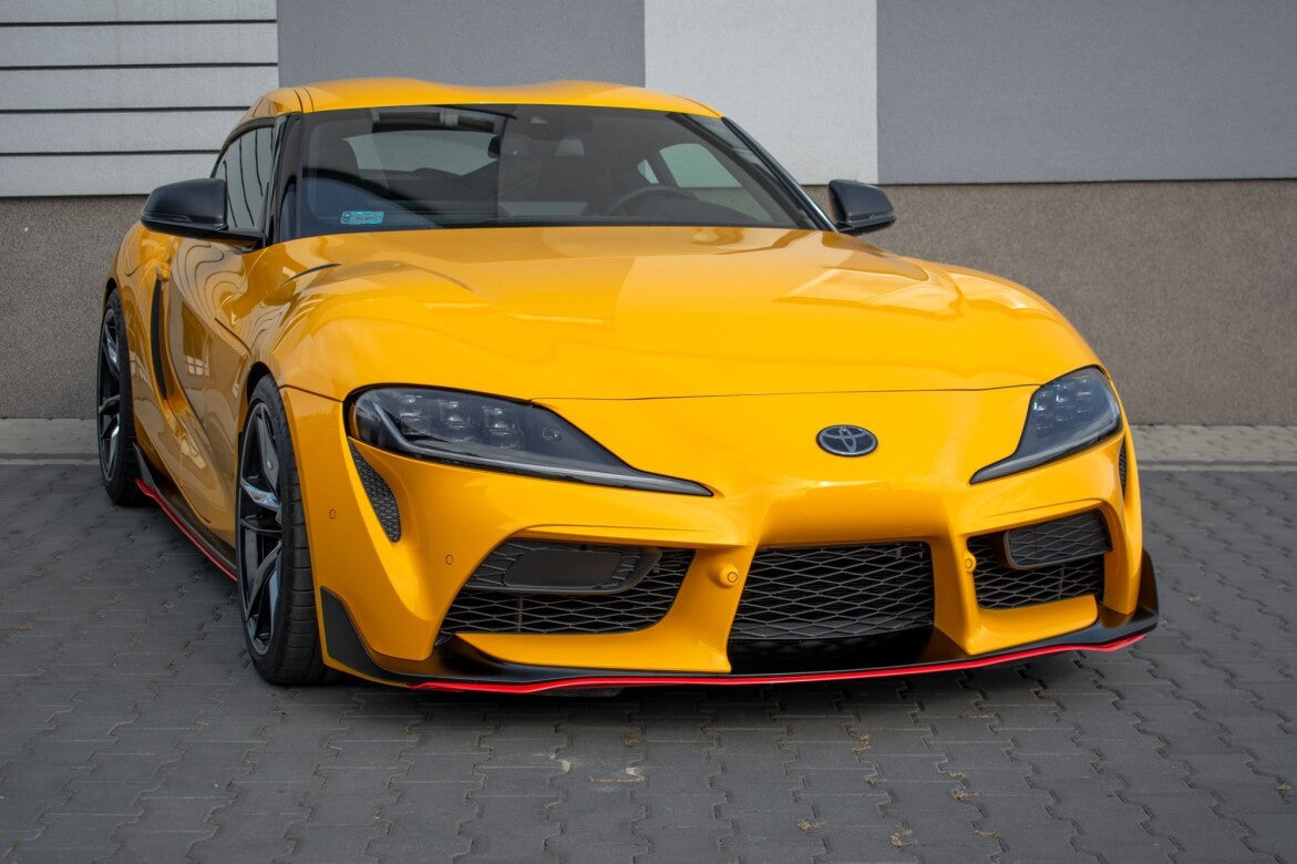 Cup Spoilerlippe Front Ansatz V.3 für Toyota Supra Mk5   Maxton Design