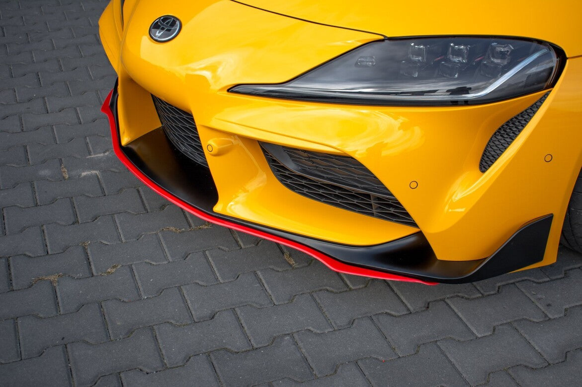 Cup Spoilerlippe Front Ansatz V.3 für Toyota Supra Mk5   Maxton Design