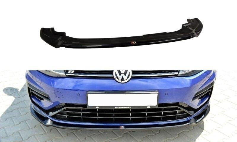 Cup Spoilerlippe Front Ansatz V.3 für VW GOLF 7 R / R-Line Facelift   Maxton Design
