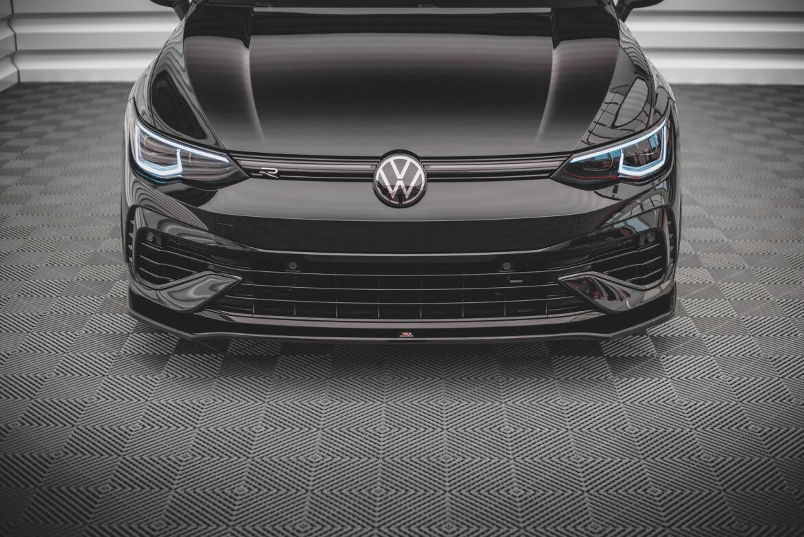 Cup Spoilerlippe Front Ansatz V.3 für VW Golf R Mk8   Maxton Design