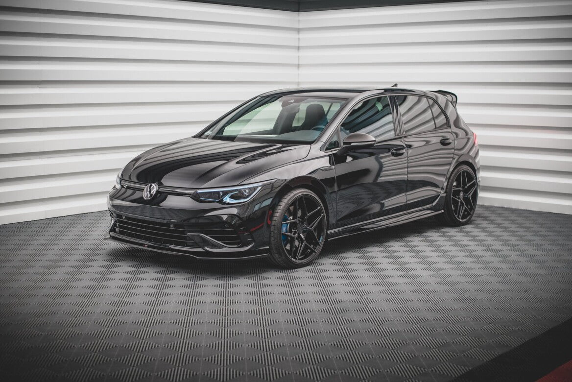 Cup Spoilerlippe Front Ansatz V.3 für VW Golf R Mk8   Maxton Design