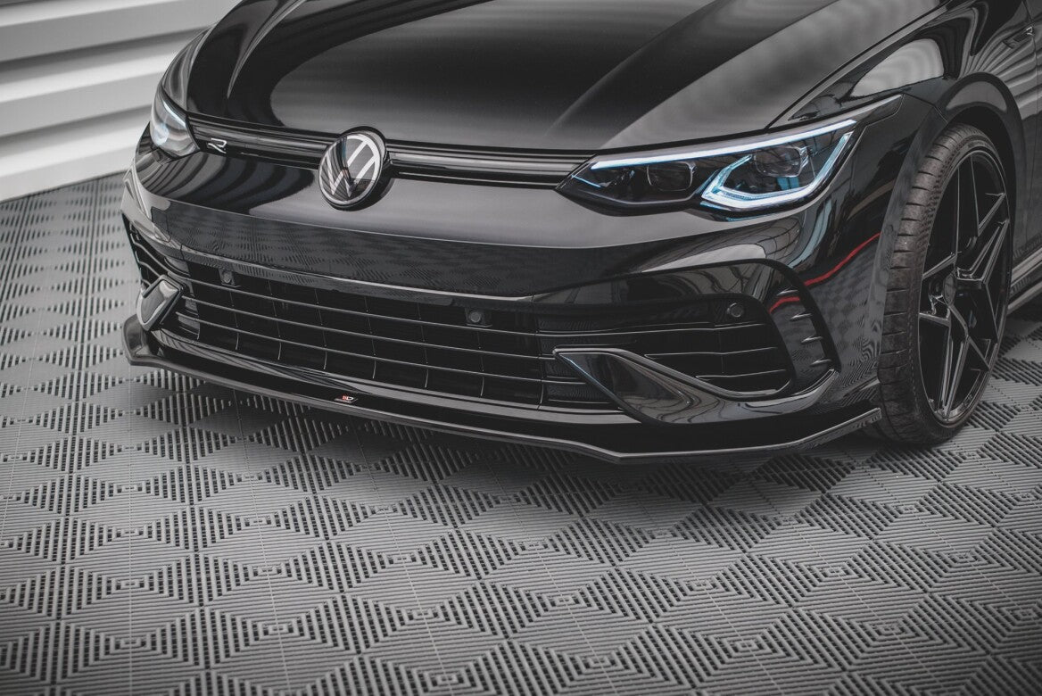 Cup Spoilerlippe Front Ansatz V.3 für VW Golf R Mk8   Maxton Design