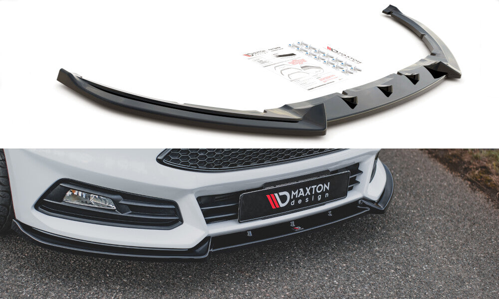 Cup Spoilerlippe Front Ansatz V.4 für Ford Focus ST Mk3 Facelift   Maxton Design