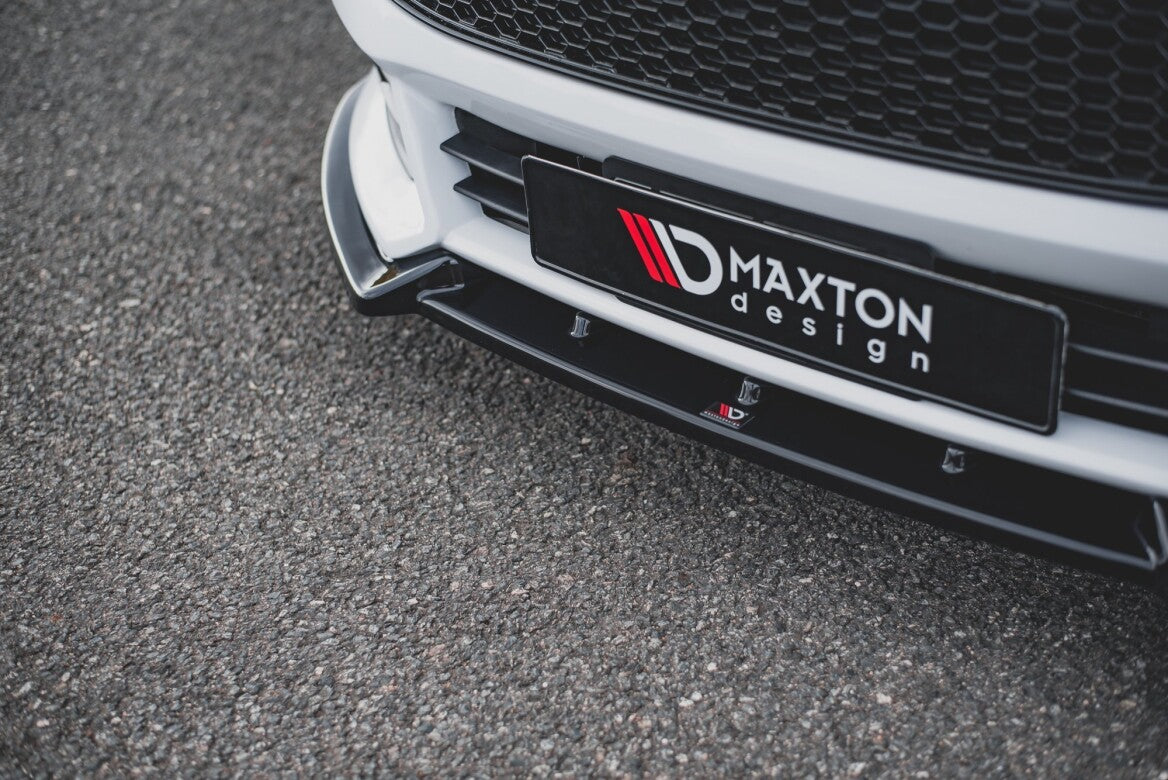Cup Spoilerlippe Front Ansatz V.4 für Ford Focus ST Mk3 Facelift   Maxton Design