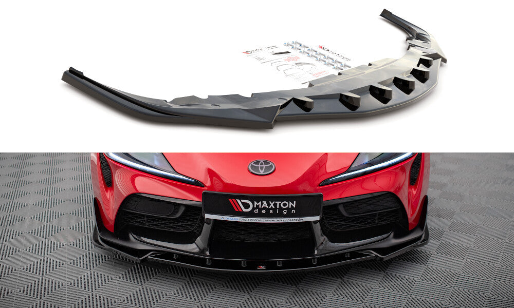 Cup Spoilerlippe Front Ansatz V.4 für Toyota Supra Mk5   Maxton Design