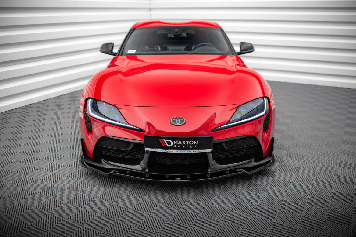 Cup Spoilerlippe Front Ansatz V.4 für Toyota Supra Mk5   Maxton Design