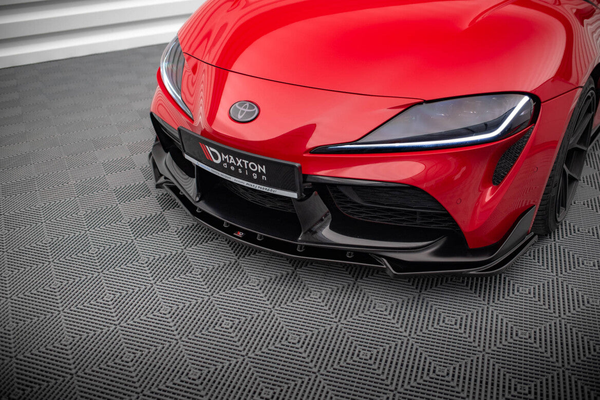 Cup Spoilerlippe Front Ansatz V.4 für Toyota Supra Mk5   Maxton Design