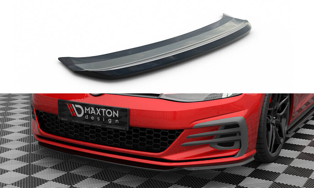 Cup Spoilerlippe Front Ansatz V.5 für Volkswagen Golf GTI Mk7 Facelift   Maxton Design