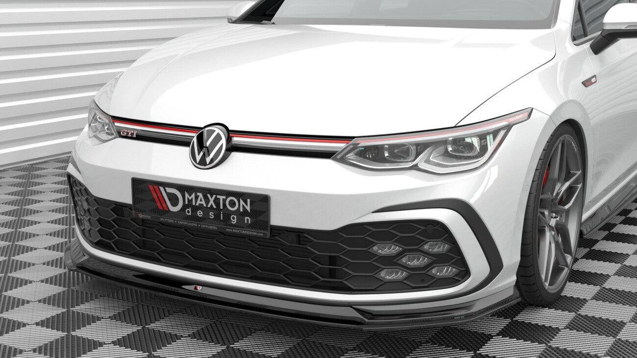 Cup Spoilerlippe Front Ansatz V.6 für Volkswagen Golf GTI Mk8   Maxton Design