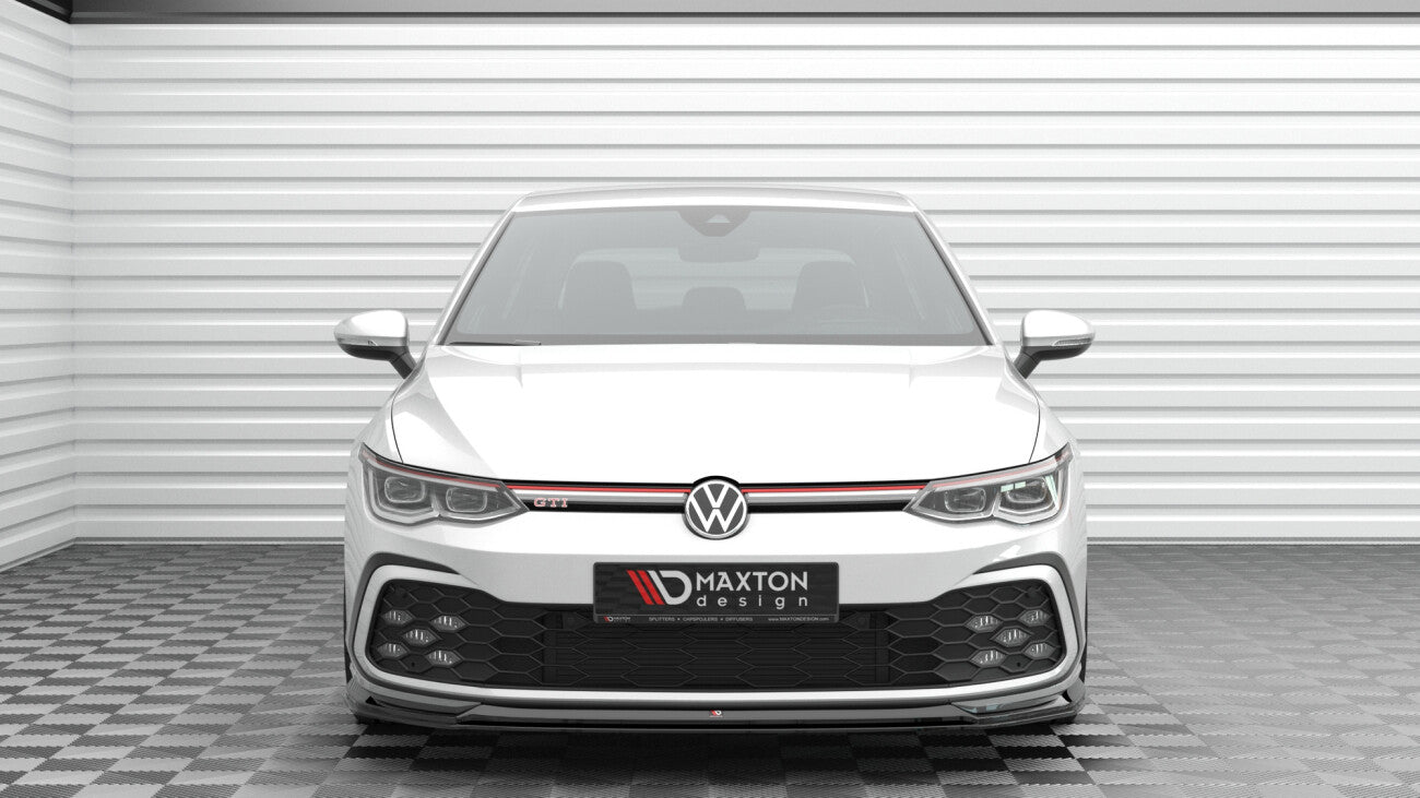 Cup Spoilerlippe Front Ansatz V.6 für Volkswagen Golf GTI Mk8   Maxton Design