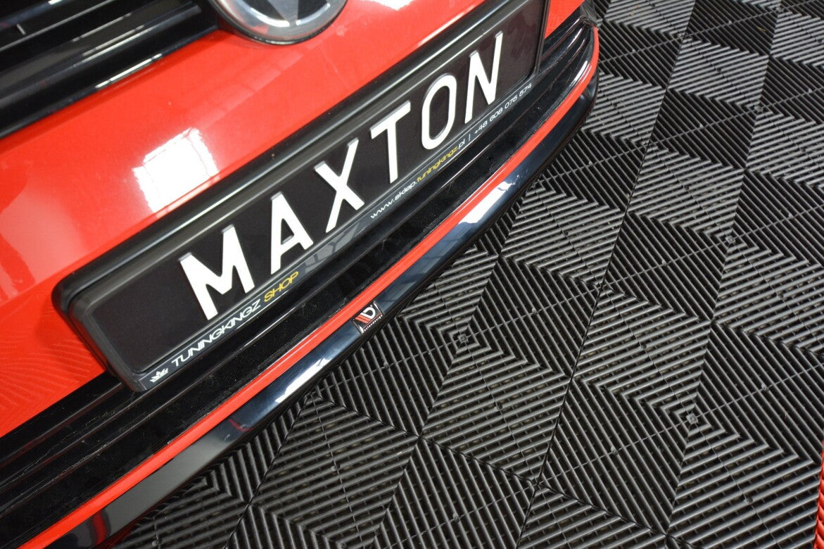Cup Spoilerlippe Front Ansatz V.6 für VW GOLF 7 R / R-Line FACELIFT   Maxton Design